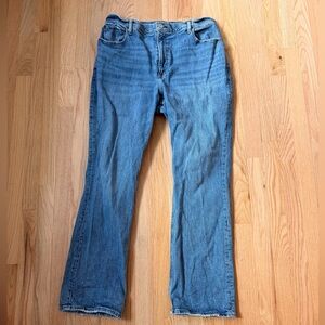 Abercrombie & Fitch Women's Straight Leg Blue Jeans